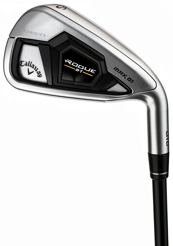 Installing Callaway Rogue ST MAX OS Lite 7 Iron on a wooden desk