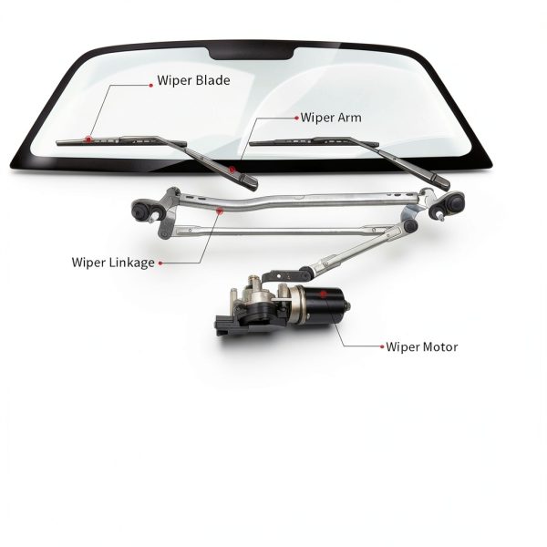 A-Premium Windshield Wiper Linkage Assembly for Buick-1