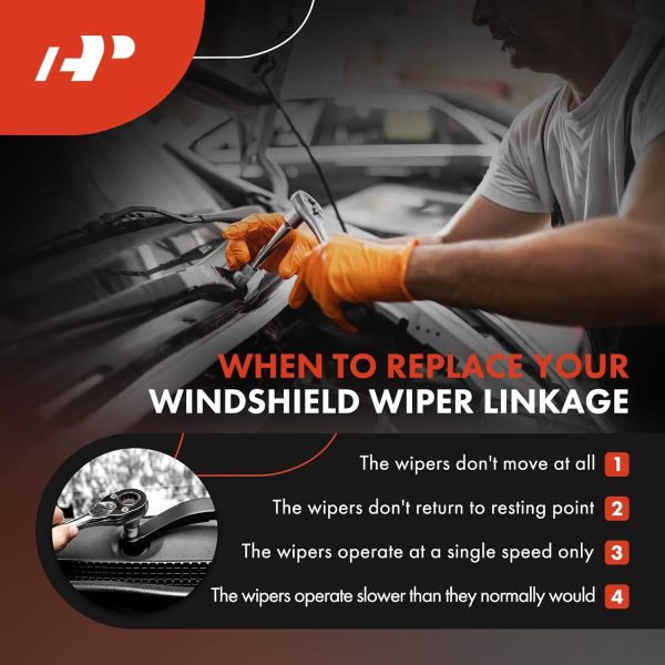 Wiper Linkage A-Premium Steel Pinch Tab for Accord-3